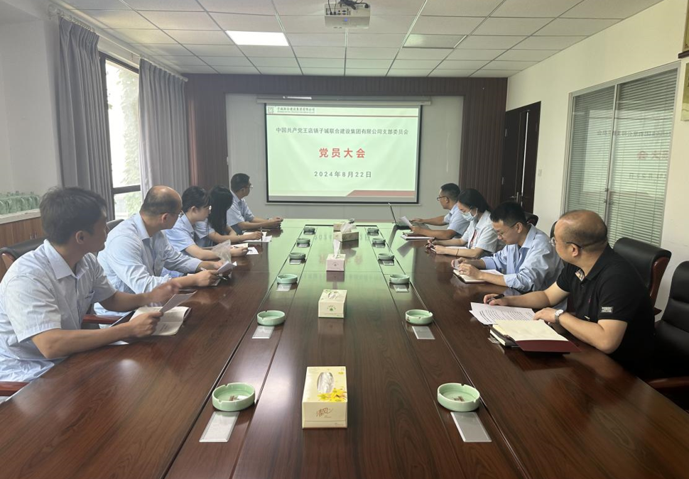 La rama del partido de Zicheng United Construction Group Co., Ltd. celebró una conferencia de miembros del partido.
